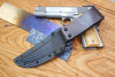 North Mountain Blade Utility B Hiroshii Suzuki Handmade Japanese SKD11 Steel Carbon Fiber Handle