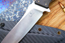 North Mountain Blade Utility A Hiroshii Handmade Japanese SKD11 Steel Carbon Fiber Handle