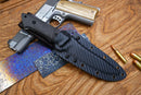 North Mountain Blade Utility A Hiroshii Handmade Japanese SKD11 Steel Carbon Fiber Handle
