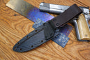 North Mountain Blade Utility A Hiroshii Handmade Japanese SKD11 Steel Carbon Fiber Handle