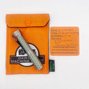 Dawson Machine Craft Divot Slimmer Titanium EDC Flashlight – Anodized Satin Finish | Carry Pouch | Info Card