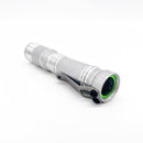 Dawson Machine Craft Ion Slim Flashlight – Tumbled Aluminum, Nichia 519a 4500K LED, H17Fx Driver, 14500 Battery