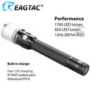 EagleTac GX30L2R Diffuser 1700 lumen LED array CREE XP-L HI V3 (Kit)