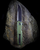 Bestechman "Crocodile" Dundee 3.35in M-Cut (Magnacut) Blade G10 Crocodile Textured Handles