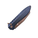 Kansept Kosame3.37"  Rose Gold Coated 154CM Blackwash Titanium with Black G10 T1093F7