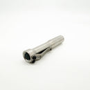 Dawson Machine Craft Divot Slimmer Titanium EDC Flashlight – Smooth Finish, 10440 Button Top