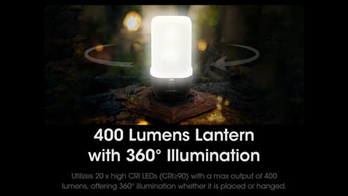 Nitecore LR70 3000 Lumen USB-C Rechargeable 3-in-1 Flashlight / Camping Lantern / Power Bank