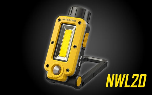 Nitecore NWL20 600 Lumen USB-C Rechargeable Portable COB Work Light