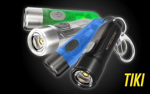 Nitecore Tiki 300 Lumen USB-C Rechargeable Keychain Flashlight
