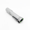 Dawson Machine Craft Divot Slim Flashlight – Tumbled Aluminum, Nichia 519a 4500K LED, H17Fx Driver, 14500 Battery