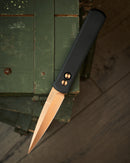 ProTech 921-RG Godfather Rose Gold Autommatic 4in 154cm Spear point blade