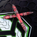 Heretic Knives Thoth H038-CS-RD Titanium Bolt Action Pen - Toxic Red Cel Shade