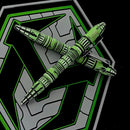 Heretic Knives Thoth H038-CS-TX Titanium Bolt Action Pen - Toxic Green Cel Shade