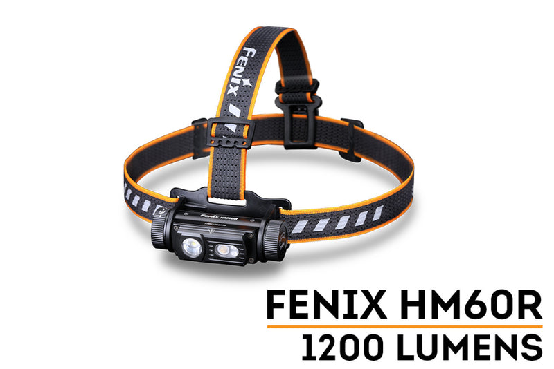 Fenix HM60R 1200 Lumen USB-C Rechargeable Headlamp w/ Red Light 1 * 18650 Battery