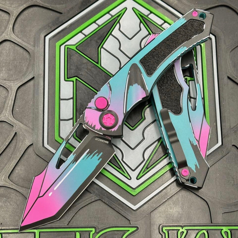 Heretic Knives Pariah Manual TANTO Cel Shade MIAMI VICE