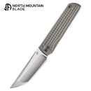 North Mountain Blade Kick Stop Chop Japanese Style ZDP-189 Grid Titanium Handle