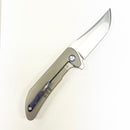 North Mountain Blade Titanium Integral One-Piece Handle Folding Knife