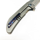 North Mountain Blade Titanium Integral One-Piece Handle Folding Knife