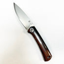 North Mountain Blade Ultra Quick-Open Design 3in ZDP-189 Japanese Blade Iron Wood Handles