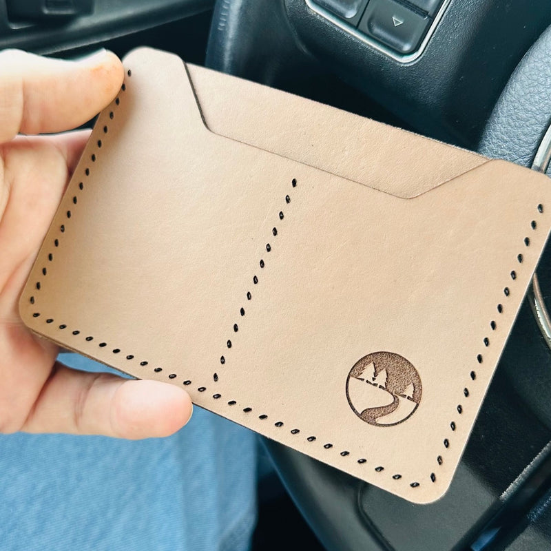 Creekbend Leathercraft Hand Made in USA Leather Wallet