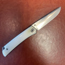North Mountain Blade Higo Camel Bone Handle M390 Steel