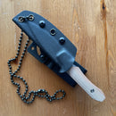 Griffin X Limited EDC Fixed Blade 2.79in Magnacut Steel Titanium / Natural Micarta Handles