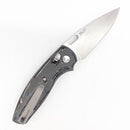 Three Rivers Mfg Bulldog Riverlok 3.2in Magnacut Blade Titanium Gray Cel Shade Finish