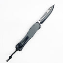 Heretic Knives Hydra V4 Gray Cel Shading 3.625" CPM-Magnacut Steel H407-CS-GRY