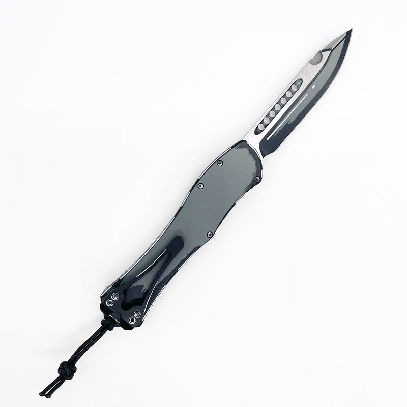 Heretic Knives Hydra V4 Gray Cel Shading 3.625" CPM-Magnacut Steel H407-CS-GRY