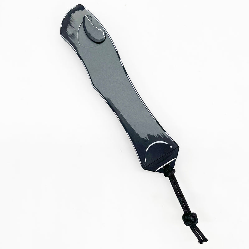 Heretic Knives Hydra V4 Gray Cel Shading 3.625" CPM-Magnacut Steel H407-CS-GRY