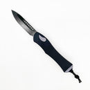 Heretic Hydra V4 OTF Automatic Knife – 3.625″ CPM‑Magnacut, Battleworn DLC, Gray – SKU H407‑16A