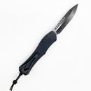 Heretic Hydra V4 OTF Automatic Knife – 3.625″ CPM‑Magnacut, Battleworn DLC, Gray – SKU H407‑16A