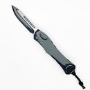 Heretic Knives Hydra V4 Gray Cel Shading 3.625" CPM-Magnacut Steel H407-CS-GRY