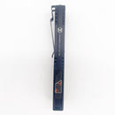 Heretic Knives Colossus Hand Ground Elmax Double Edge DLC Fat Carbon Snakeskin Button ~ DLC Hardware