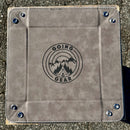Leather Valet Tray - Going Gear Logo 6"x 6"