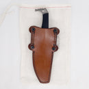 Drifter Blades Pathfinder Custom Fixed Blade Knife Black Micarta Handles Customer Leather Sheath