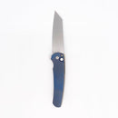 Pro-Tech 2023 Malibu Custom 006 Folding Knife Matte Blue and Satin Bronze Anodized Ti Handle 20cv Stonewashed Blade