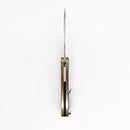 Pro-Tech 2023 Malibu Custom 006 Folding Knife Matte Blue and Satin Bronze Anodized Ti Handle 20cv Stonewashed Blade