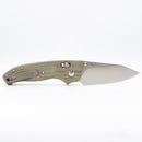 Three Rivers Mfg Shadow Folding Knife Micarta 3D Contoured Handles