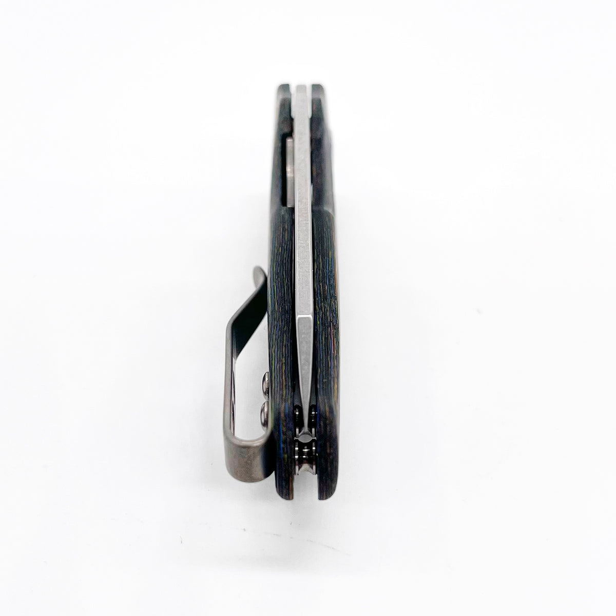 Three Rivers Mfg Holey Nerd 80s Camo Carbon Fiber Handles 2.2in Magnac