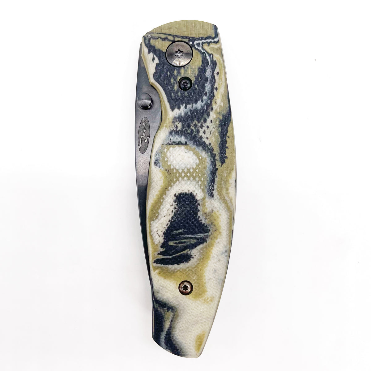 Three Rivers Mfg DLC BackStrap Neutron 2 Midnight Jungle G10 3D Lizard