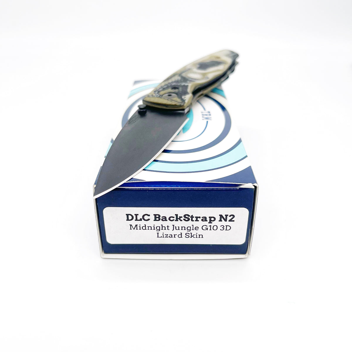 Three Rivers Mfg DLC BackStrap Neutron 2 Midnight Jungle G10 3D Lizard