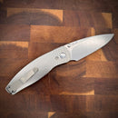 Three Rivers Mfg Neutron 2 Titanium 3D Lizard Skin Handle 3in CPM-MagnaCut Blade