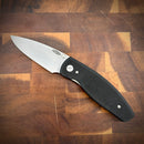 Three Rivers Mfg Neutron 2 Jet Black G-10 3D Contoured Handles Magnacut Steel