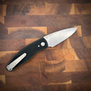 Three Rivers Mfg Neutron 2 Jet Black G-10 3D Contoured Handles Magnacut Steel