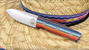 White River Knife & Tool Ursus Cub 3.5in Magnacut Blade G.L. Hanson Mexican Blanket Micarta Handles
