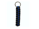 Thin Blue Line Paracord Keychain
