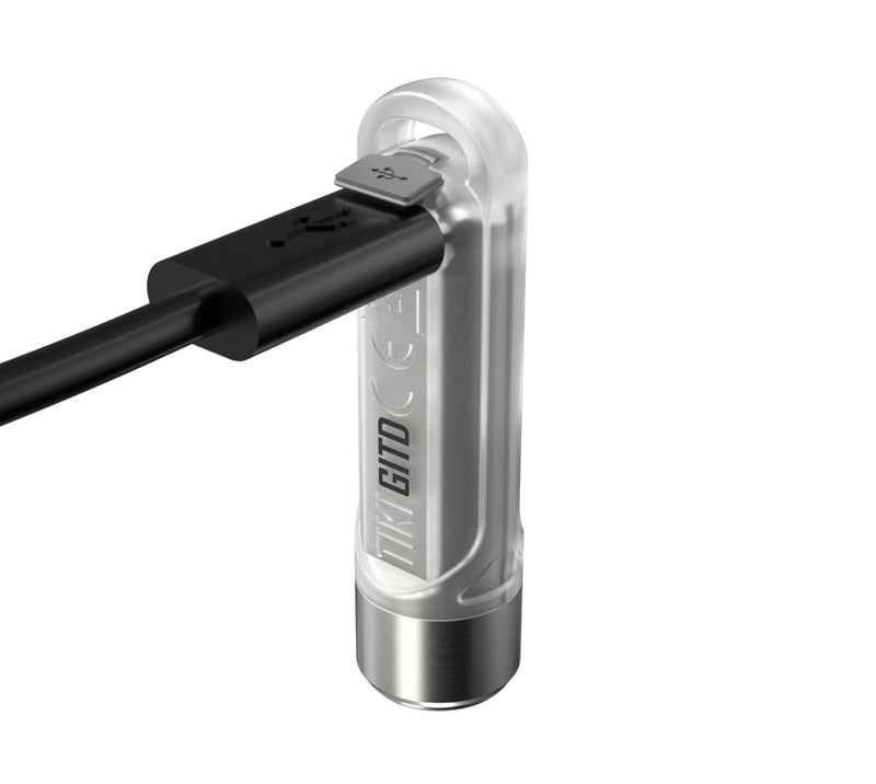 Nitecore Tiki 300 Lumen USB-C Rechargeable Keychain Flashlight