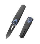 Remette RT-Infinite Power RTIP-D – Black DLC M390 Dagger | Titanium DLC Handle | Button + Liner Lock