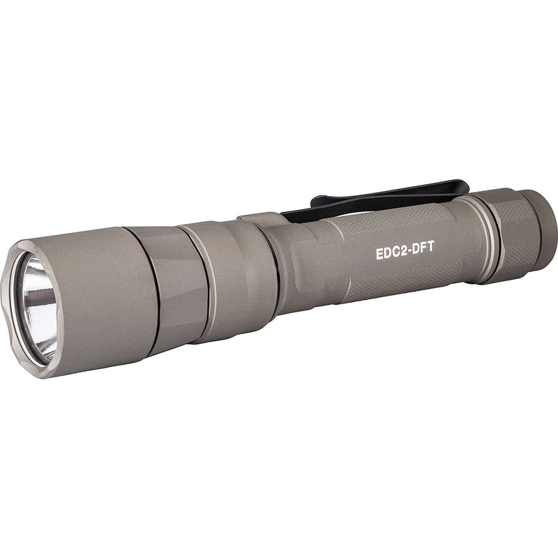 Surefire EDC2-DFT High-Candela Everyday Carry LED Flashlight 1 * 18650 Micro-USB Rechargeable Battery